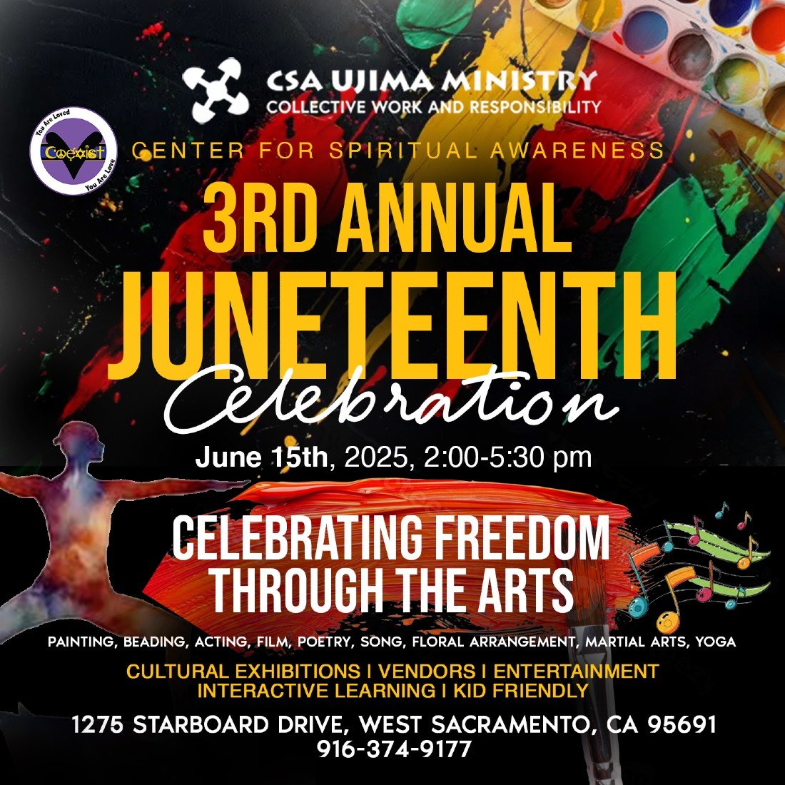 3rd Annual Juneteenth Celebration West Sacramento CSA