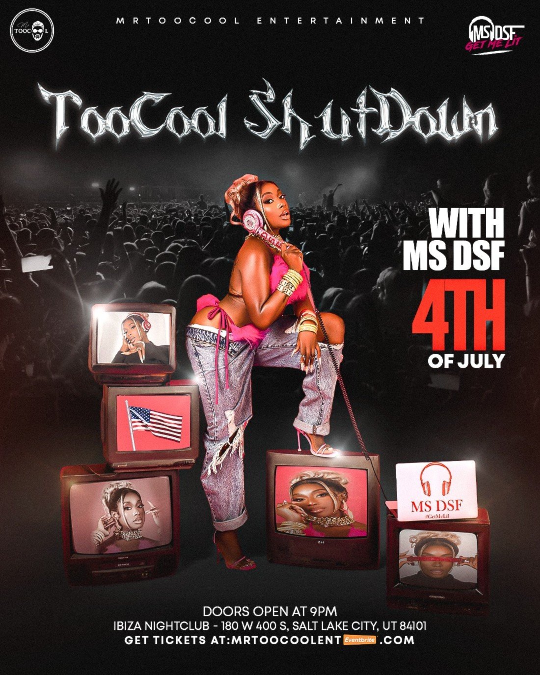 Salt Lake City\u2019s Ultimate 4th of July Party \u2014 TooCool Shutdown ft. Ms DSF!